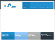 Tablet Screenshot of mediaworkforce.com